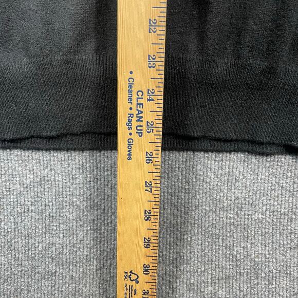 Cashmere Boutique Sweater Vest Men's Large Black 100% Cashmere Golf Casual - Picture 6 of 10